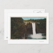 Honolulu, HI - View of Rainbow Falls Postkarte (Vorne/Hinten)