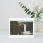 Honolulu, HI - View of Rainbow Falls Postkarte (Stehend Vorderseite)