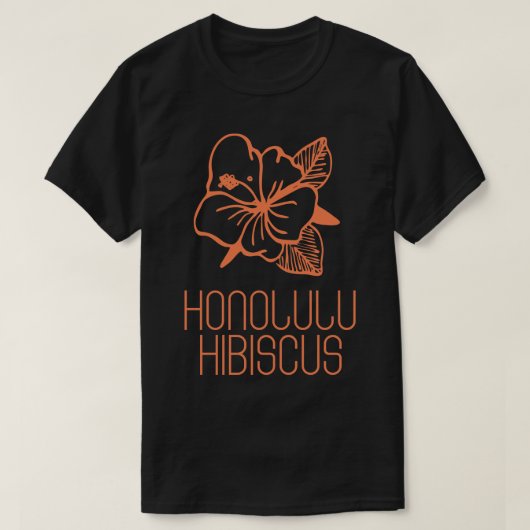 Honolulu Hibiskus TShirt (Design vorne)