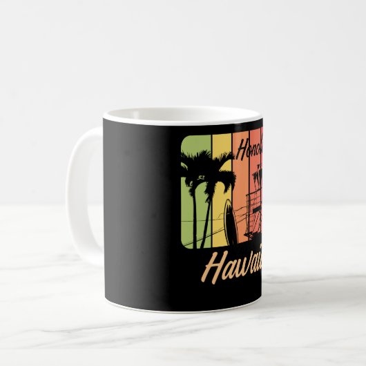 Honolulu Kaffeetasse (Vorderseite Links)