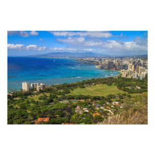 Honolulu, Kunst des Fotos Hawaii Fotodruck