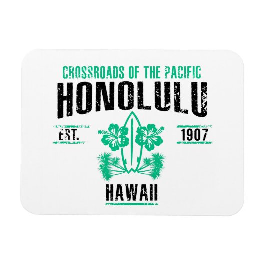 Honolulu Magnet (Horizontal)