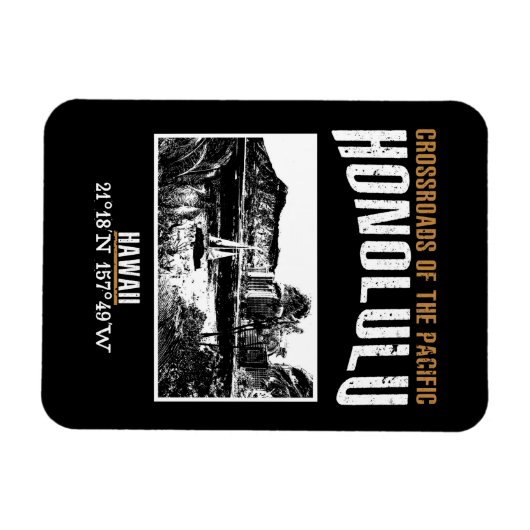 Honolulu Magnet (Horizontal)