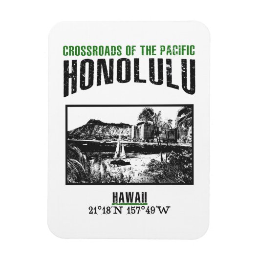 Honolulu Magnet (Vertikal)
