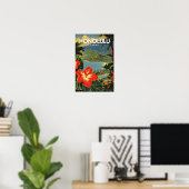 Honolulu Nostalgic Poster (Heimbüro)