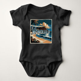 Honolulu O’aho Hawaii Baby Strampler