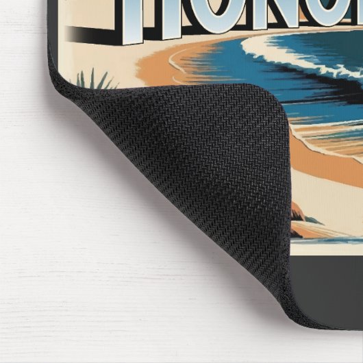 Honolulu O’aho Hawaii Mousepad (Ecke)