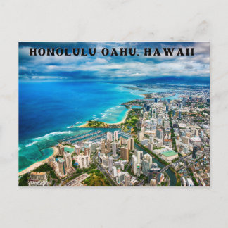 Honolulu-Oahu, Hawaii Postcard Postkarte