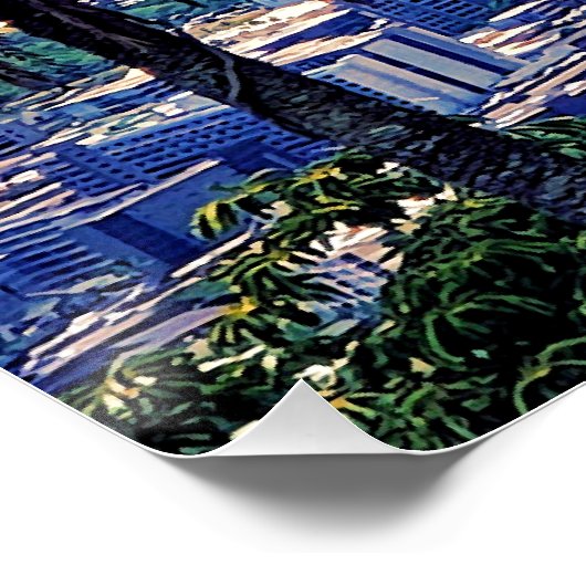 Honolulu, Oahu, Hawaii Poster (Ecke)