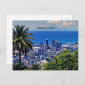 Honolulu, Oahu, Hawaii Postkarte (Vorne/Hinten)