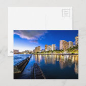 HONOLULU OAHU HAWAII POSTKARTE (Vorne/Hinten)