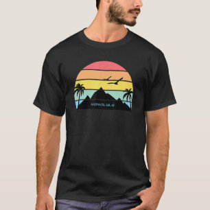 Honolulu Oahu Hawaii Strand Surfen Aloha Geschenk T-Shirt