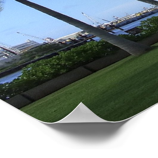 Honolulu Pearl Harbor Hawaii Poster (Ecke)