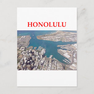 Honolulu Postkarte