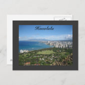 Honolulu Postkarte (Vorne/Hinten)