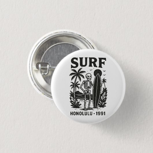Honolulu Surf Button (Vorne & Hinten)