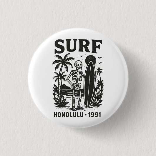 Honolulu Surf Button (Vorderseite)