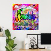 Honolulu Vista Express Poster (Heimbüro)