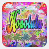 Honolulu Vista Express Sticker (Vorderseite)