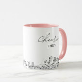 Honolulu Wedding Personalisiert Coffee Tasse (VorderseiteRechts)