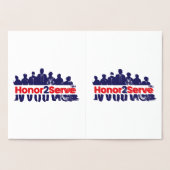 Honor2Serve Folienkarte (Innenseite)
