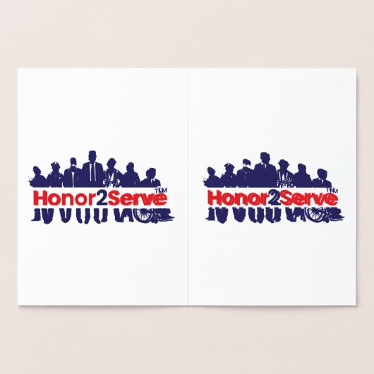 Honor2Serve Folienkarte (Innenseite)