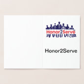 Honor2Serve Folienkarte (Innenseite)