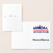 Honor2Serve Folienkarte (Anzeige)