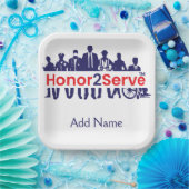 Honor2Serve Pappteller (Party)
