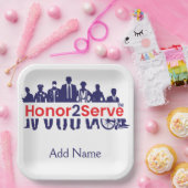 Honor2Serve Pappteller (Party)