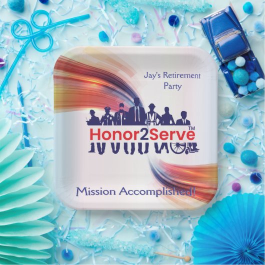 Honor2Serve-Teller Pappteller (Party)