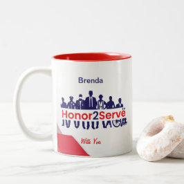 Honor2Serve Zweifarbige Tasse