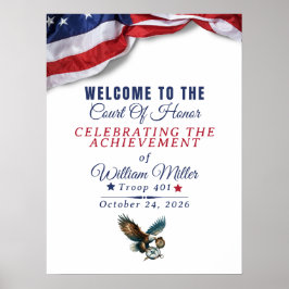 Honor Achievement Event Welcome Sign Poster