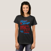 Honor and Courage Firefighter Fire Dept Fire Truck T-Shirt (Vorne ganz)