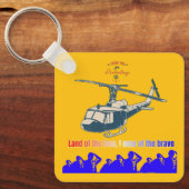 Honor in every thread light orange yellow schlüsselanhänger (Vorderseite)