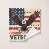  Honor Our Veterans Bathroom Towel Set (Waschlappen)