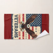  Honor Our Veterans Bathroom Towel Set (Handtuch)