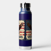 Honor Our Veterans Stainless Steel Water Bottle Trinkflasche (Links)
