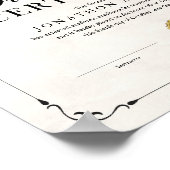 Honor Roll Certificate Poster (Ecke)