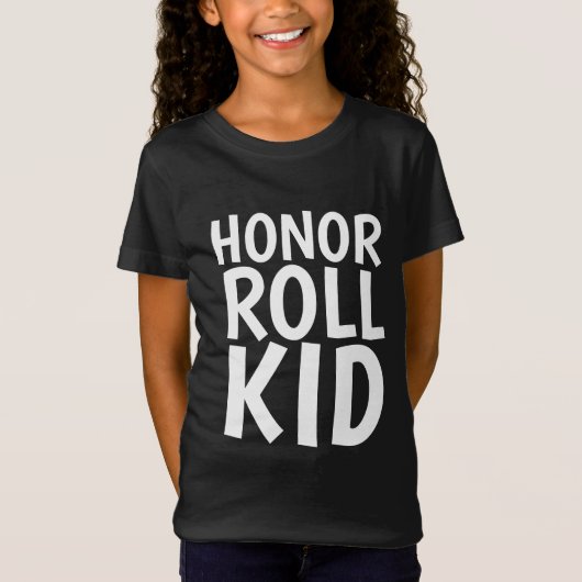HONOR ROLL KID KIDS T - SHIRT (Vorderseite)