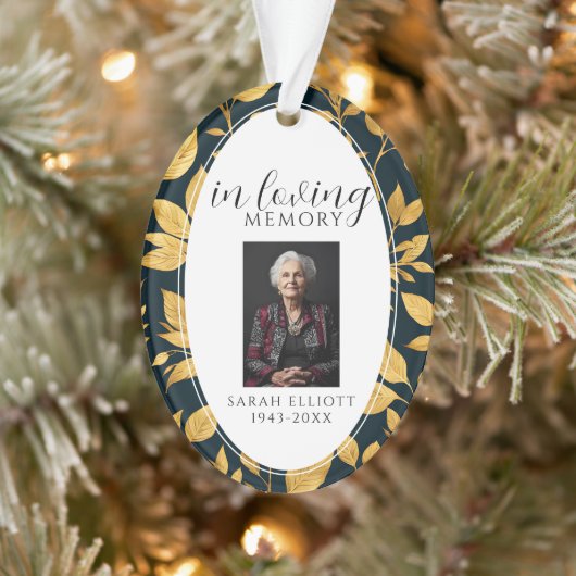 Honor the life of a loved one Acrylic Ornament (Baum)