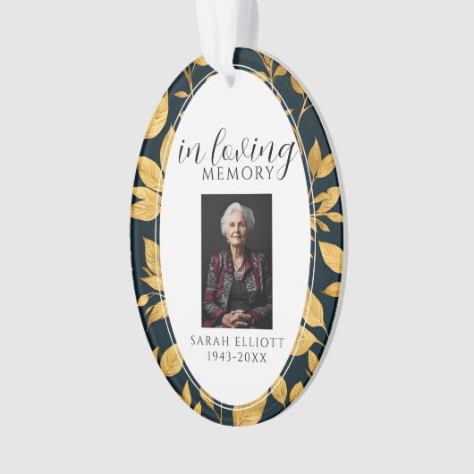 Honor the life of a loved one Acrylic Ornament (Vorderseite)