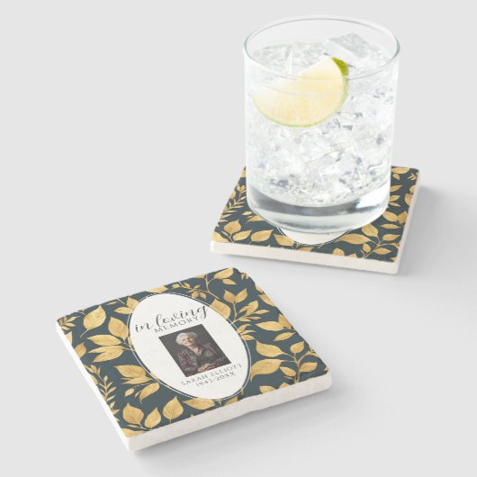 Honor the life of a loved one steinuntersetzer (Seitenansicht)