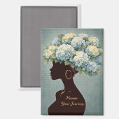 Honor Your Journey Inspirational Magnet (Vorderseite/Rückseite)