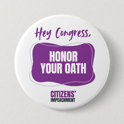 Honor Your Oath Button (Vorderseite)