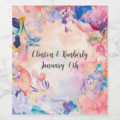 Honora Elegantes individualisierbares Weinlabel Weinetikett (Einzelnes Label)