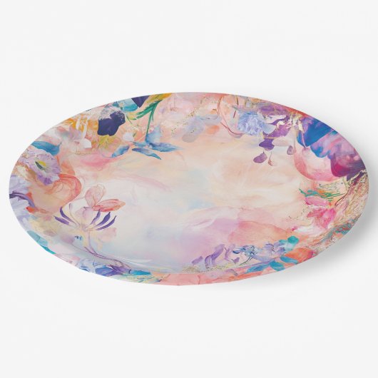 Honora Papierplatte Pappteller (Schrägansicht)