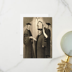 Honorar Degree, 1938 von Grant Wood Dankeskarte