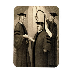 Honorar Degree, 1938 von Grant Wood Magnet