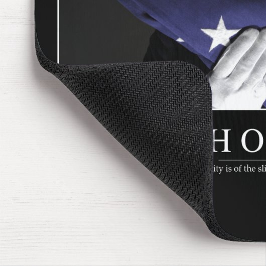 Honorar: Inspiration Zitat Mousepad (Ecke)